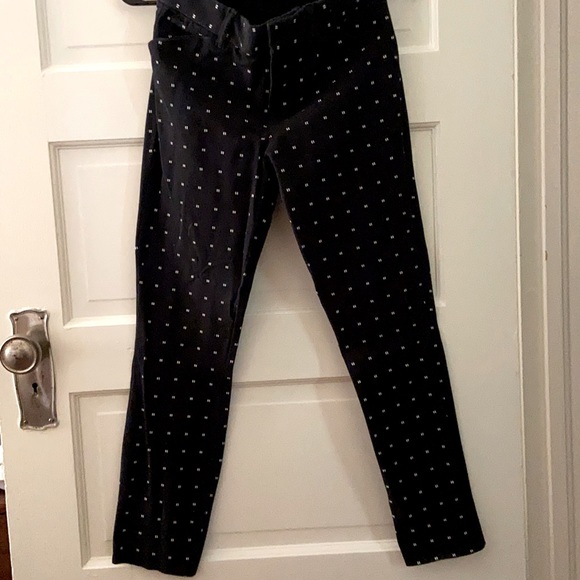 Unique Patterned Ankle-Cut Pants - Picture 1 of 3